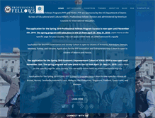 Tablet Screenshot of professionalfellows.americancouncils.org